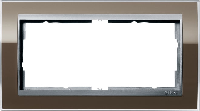 GIRA - GIR1002766 Abdeckrahmen 2f o.M. Zwischenr. F Alu Gi