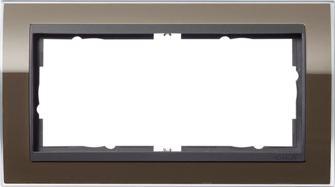 GIRA - GIR1002768 Abdeckrahmen 2f o.M. Zwischenr. AN Gira