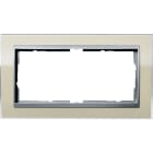 GIRA - GIR1002776 Abdeckrahmen 2f o.M. Zwischenr. F Alu Gi