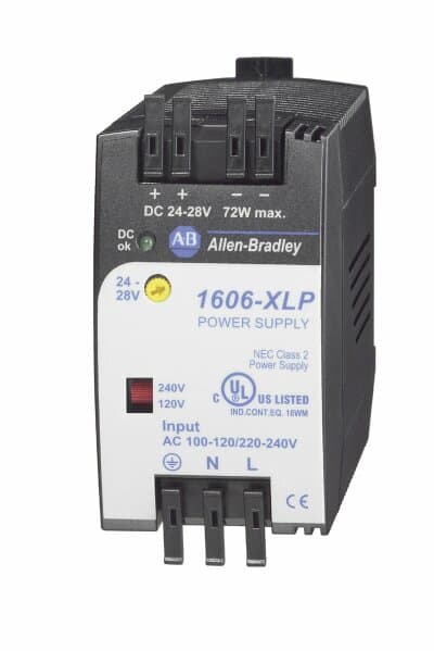 ROCKWELL AUTOMATION - RCK1606-XLP72E XLP POWER SUPPLY 72W 24VDC 3A