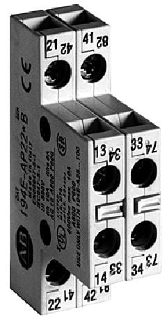 ROCKWELL AUTOMATION - RCK194E-E-P11 194E 1 NO-1 NC L.B. AUX. CONTACT BLOCK