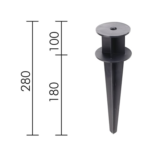SIMES SPA - SMVS.1004.09 PICCHETTO PLASTICA MICROFOCUS NER