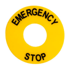 ROCKWELL AUTOMATION - RCK800B-15YE112 800B 16 MM PUSH-BUTTON LEGEND PLATE