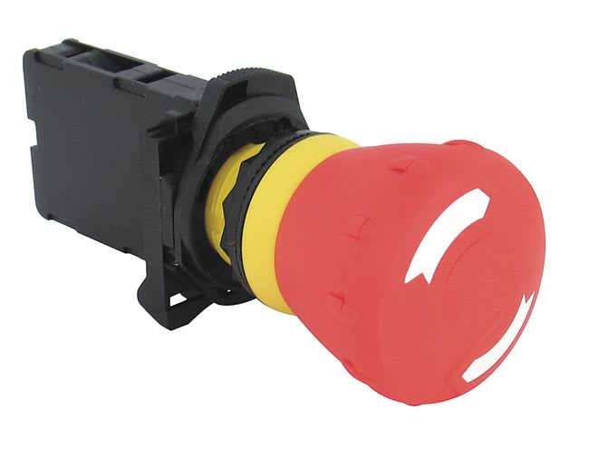 ROCKWELL AUTOMATION - RCK800FP-MT44PX11S 22MM TWIST TO RELEASE E-STOP 800F PB
