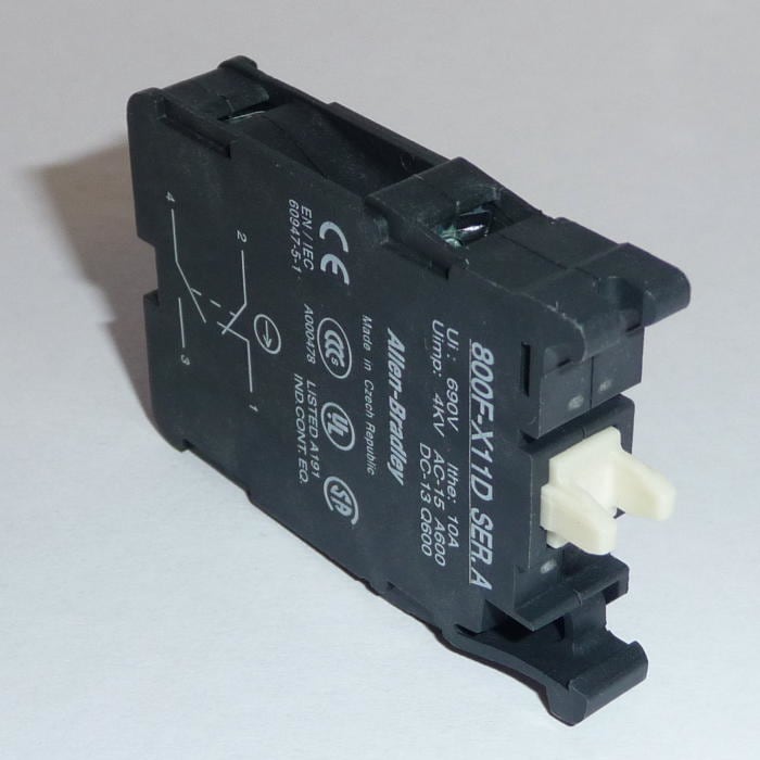 ROCKWELL AUTOMATION - RCK800F-X11D 22MM CONTACT BLOCK 800F PB