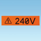 PANDUIT - PANT050X000VYC-WH NASTRO BIANCO SU NERO, IN VINILE.