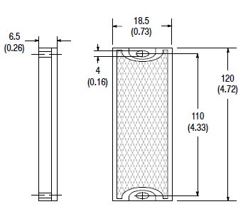 ROCKWELL AUTOMATION - RCK92-107 REFLECTORS FOR PHOTO SENSOR