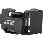 EXCEL - EXL100-213-24 Excel Cat6 Unscr Angled T/Less Jack 180d