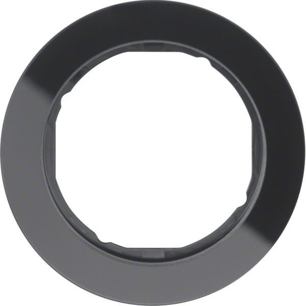 BERKER - BRK10112016 CORNICE 1P SERIE R.CLASSIC VETRO NERO