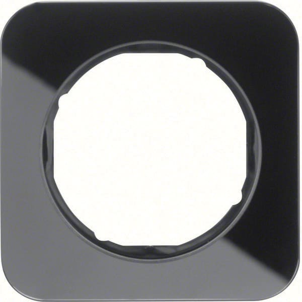 BERKER - BRK10112116 CORNICE 1P SERIE R1 VETRO NERO
