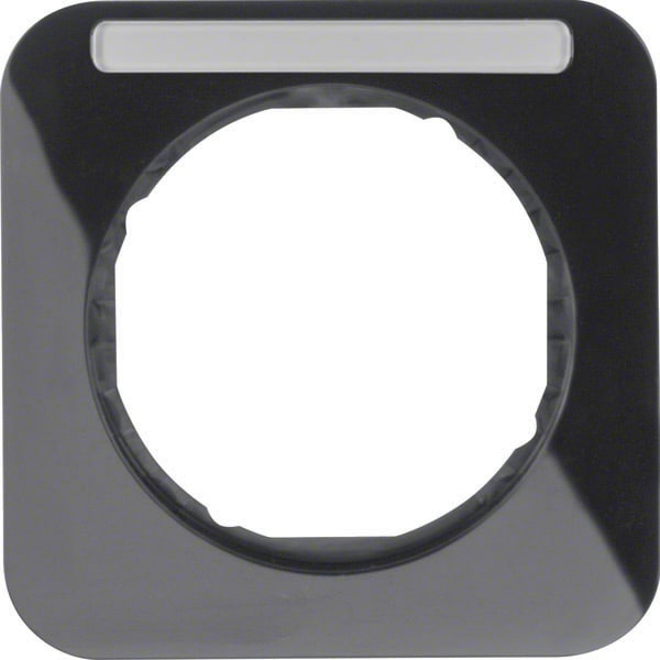 BERKER - BRK10112135 CORNICE 1P SERIE R1 NERO LUCIDO