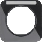 BERKER - BRK10112135 CORNICE 1P SERIE R1 NERO LUCIDO