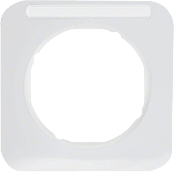 BERKER - BRK10112179 CORNICE 1P SERIE R1 BIANCO POLARE LUCIDO