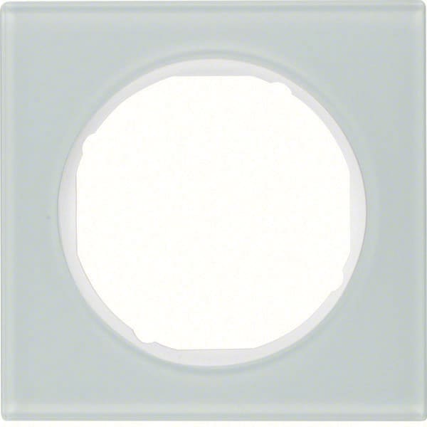 BERKER - BRK10112209 CORNICE 1P SERIE R3 VETRO BIANCO POLARE