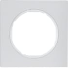 BERKER - BRK10112274 CORNICE 1P SERIE R3 ALU/BIANCO POLARE