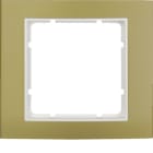 BERKER - BRK10113046 CORN.1P B3 ALU ORO/BIA.POL.OP. ALU ANOD.