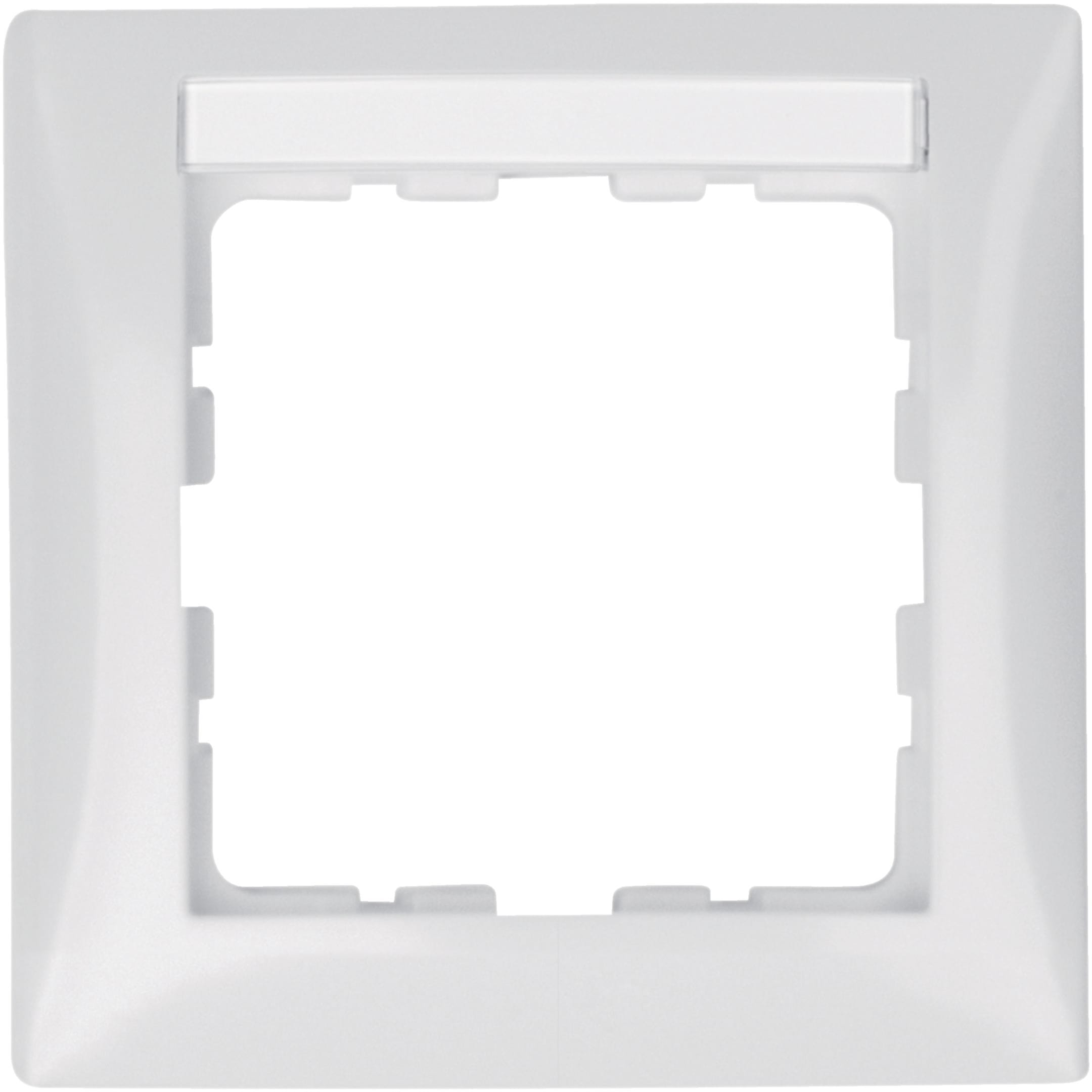 BERKER - BRK10118919 CORNICE 1P SERIE S1 BIANCO POLARE LUCIDO