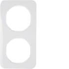 BERKER - BRK10122189 CORNICE 2P SERIE R1 BIANCO POLARE LUCIDO