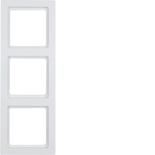 BERKER - BRK10136099 Rahmen 3fach Berker Q.3 polarweiB samt