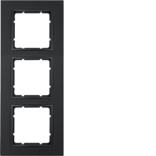 BERKER - BRK10136626 CORNICE 3P SERIE B7 ANTRACITE OPACO