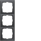 BERKER - BRK10139949 Rahmen 3fach S.1 anthrazit, matt