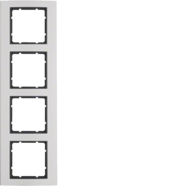 BERKER - BRK10143004 CORN.4P B3 ALU/ANTR.OPACO, ALU ANOD.