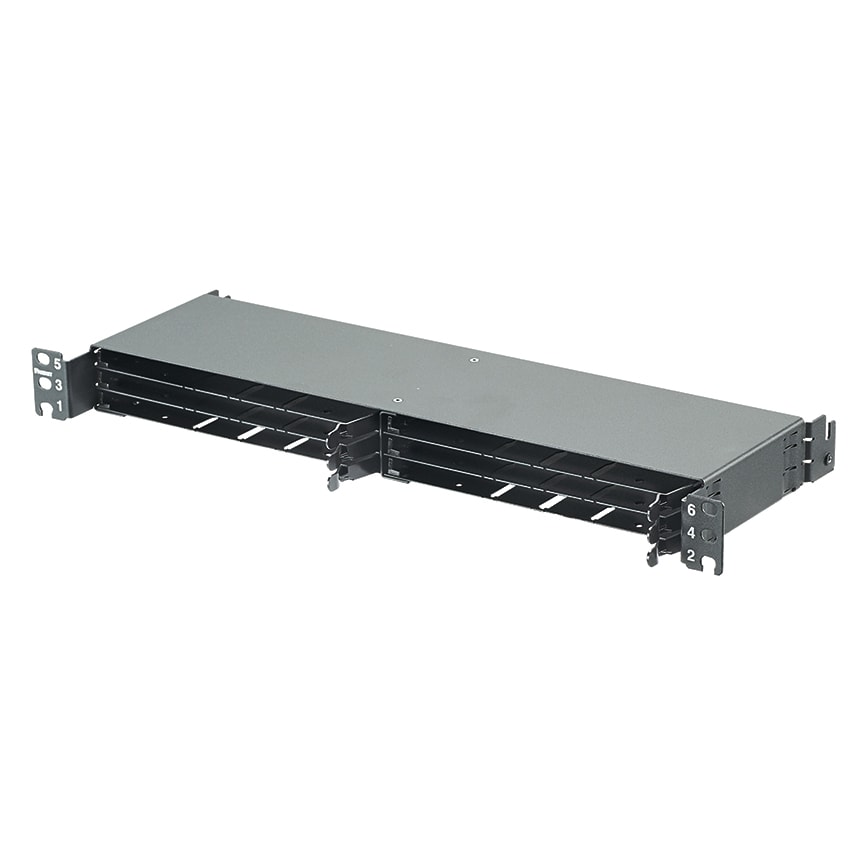 PANDUIT - PANFLEX1UPN12 THE HD FLEX FIBER PANEL IS 1 RU AND ACCE