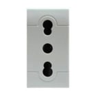 SCAME PARRE SPA - SCA101.6403.G PRESA 2P+T 16A 250V BIVAL.(P11/P17)GRIG.