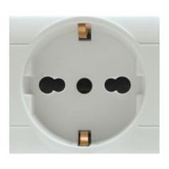 SCAME PARRE SPA - SCA101.6405.B PRESA P40 PLURISTANDARD BIANCA