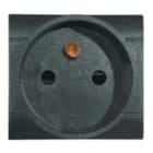SCAME PARRE SPA - SCA101.6411 PRESA 2P+T 16A 250V FRANCESE ANTRACITE