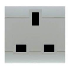 SCAME PARRE SPA - SCA101.6413.G PRESA 2P+T 13A 250V INGLESE GRIGIA
