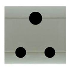 SCAME PARRE SPA - SCA101.6428.G PRESA SUDAFRICANA 16A 2P+T GRIGIA