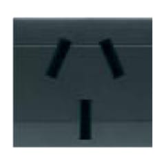 SCAME PARRE SPA - SCA101.6424 PRESA ARGENTINA 2P+T 10A 250V ANTRACITE