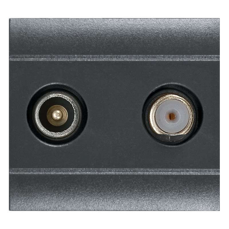 SCAME PARRE SPA - SCA101.6434 PRESA TV/SAT ANTRACITE