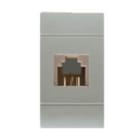 SCAME PARRE SPA - SCA101.6461.64G PRESA TELEFONICA ATTACCO PLUG 6/4 GRIGIA