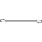 ALPHA ELETTRONICA SR - ALP95-706/1-01YB Network patch cord cable in Copper Cat.5e Yellow U/UTP, LSZH - halogen-free - 1m