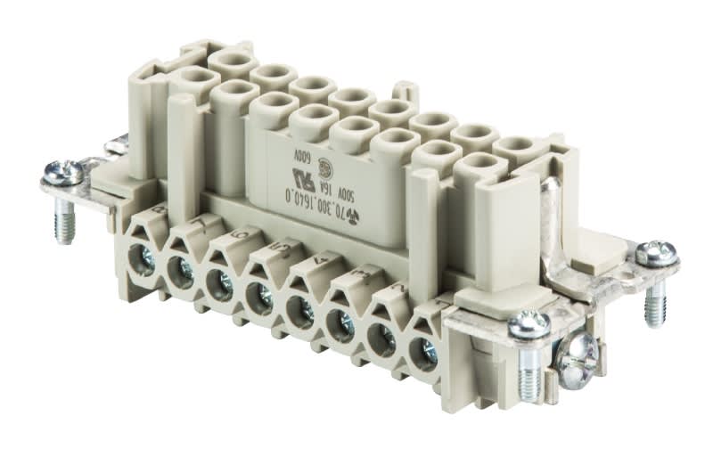 WIELAND ELECTRIC SRL - WIE70.300.1602.0 FEMALE INSERTBAS BUS 16 2,5 50 AG