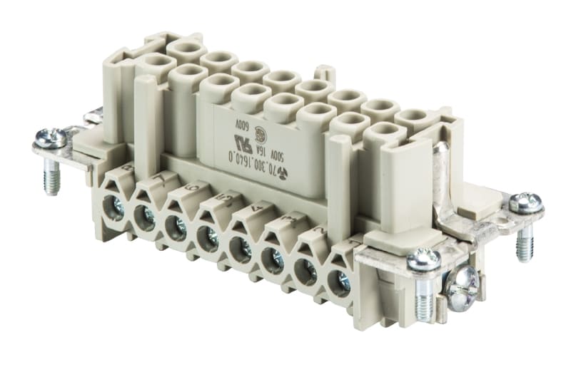 WIELAND ELECTRIC SRL - WIE70.300.1602.0 INSERTO FEMMINA BAS BUS 16 2,5 50 AG