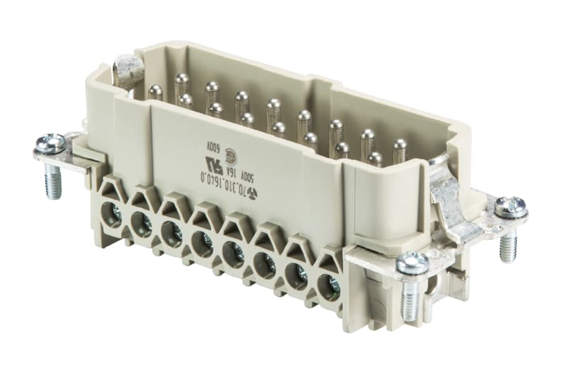 WIELAND ELECTRIC SRL - WIE70.310.1602.0 INSERTO MASCHIO BAS STS 16 2,5 50 AG