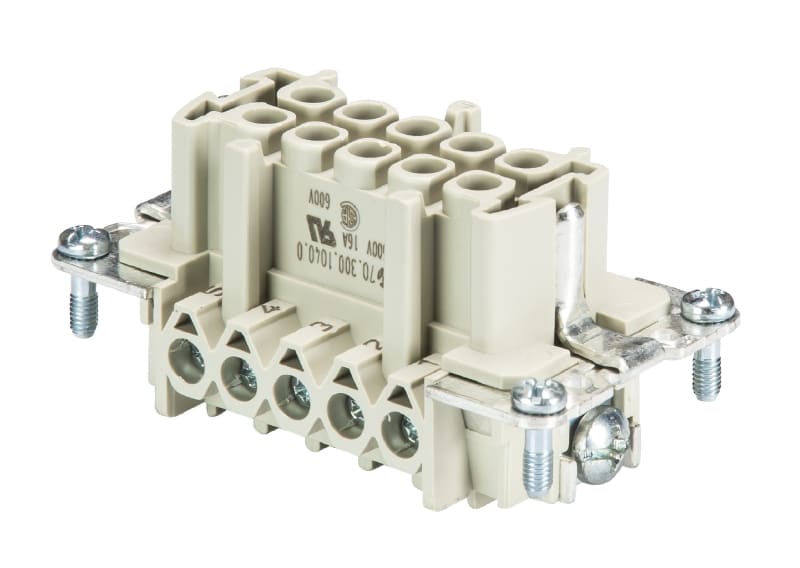 WIELAND ELECTRIC SRL - WIE70.300.1002.0 INSERTO FEMMINA BAS BUS 10 2,5 50 AG