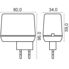 ALPHA ELETTRONICA SR - ALPSW25-41860 ALIM.RETE SWITCH.18V 1400MA