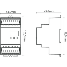 ALPHA ELETTRONICA SR - ALPJO-CONTR-412DIN DECODER DMX BARRA DIN