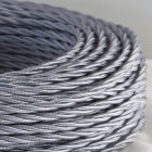 GI GAMBARELLI - 1GI10203 CAVO TRECCIA GRIGIO MM 2 X 1 MT. 100