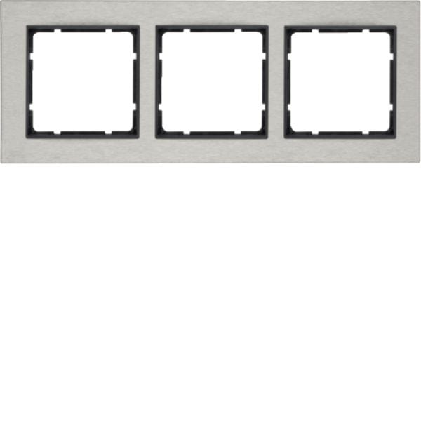 BERKER - BRK10233606 CORN.3P ORIZZ.B7 ACC.INOX SPAZZ.ANTR.OP.