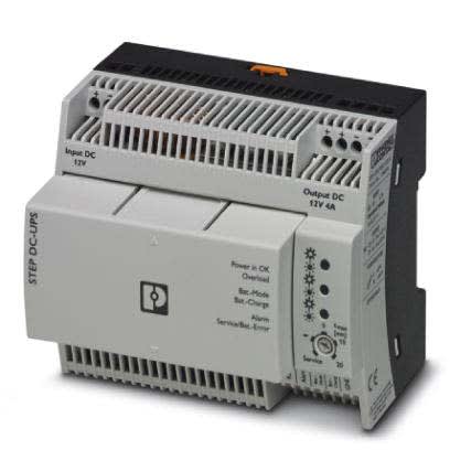 PHOENIX CONTACT - PHC1082548 STEP-UPS/12DC/12DC/4/46WH DC UPS + BAT