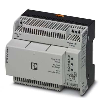 PHOENIX CONTACT - PHC1082548 STEP-UPS/12DC/12DC/4/46WH DC UPS + BAT