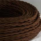 GI GAMBARELLI - 1GI10301 CAVO TRECCIA MARRONE MM 2 X 0.50 MT. 10