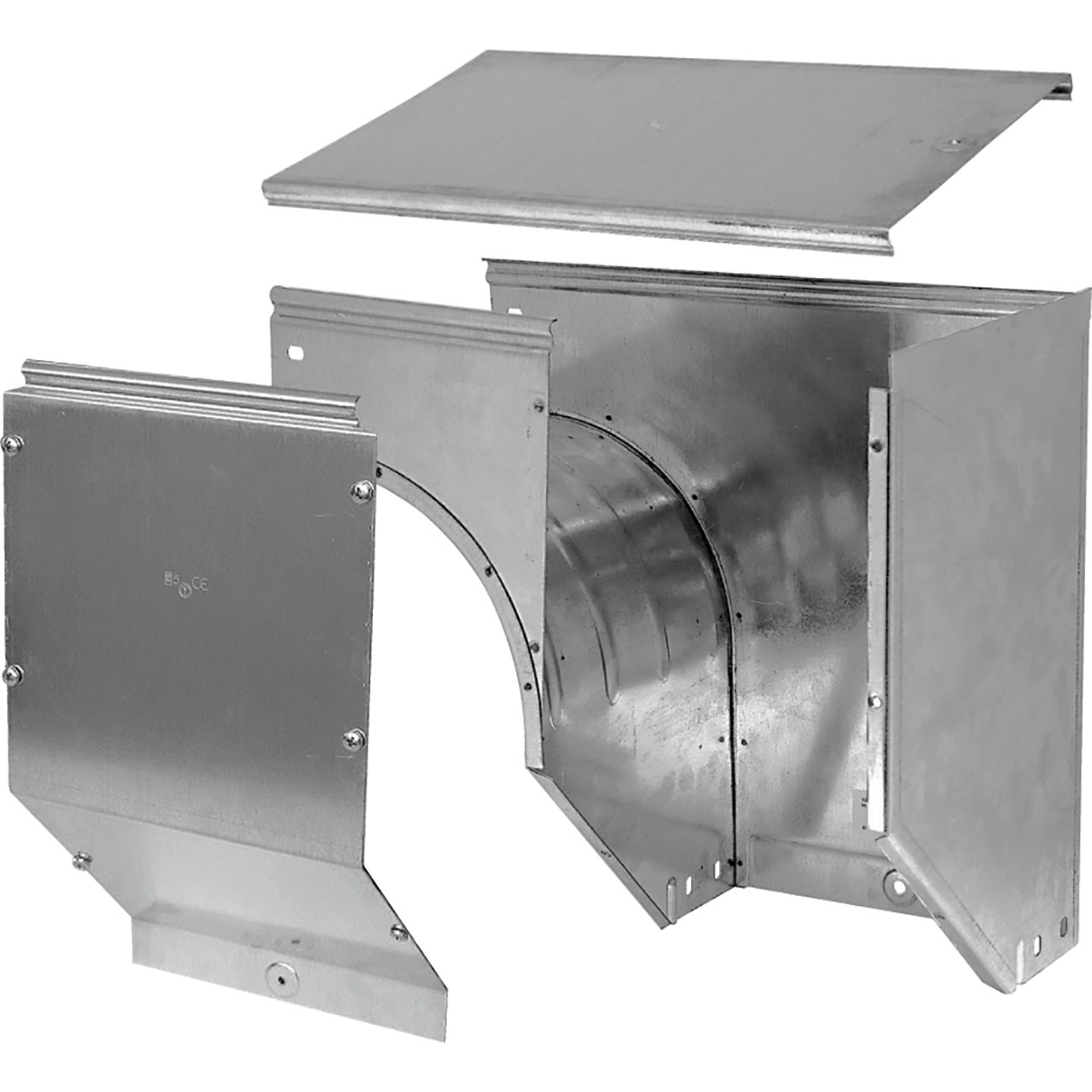 SATI ITALIA SPA - SAT1242104 S5 Curva in discesa a 90 gradi sghemba sinistra 200x80 VG