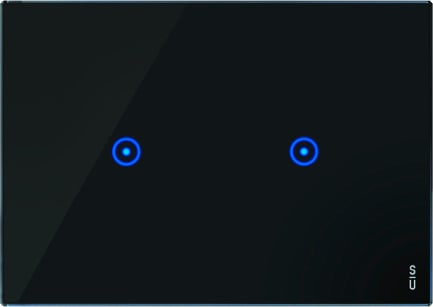 URMET SPA - UTD14023.NR PLACCA S/TOUCH 2 I/P 3M NERO