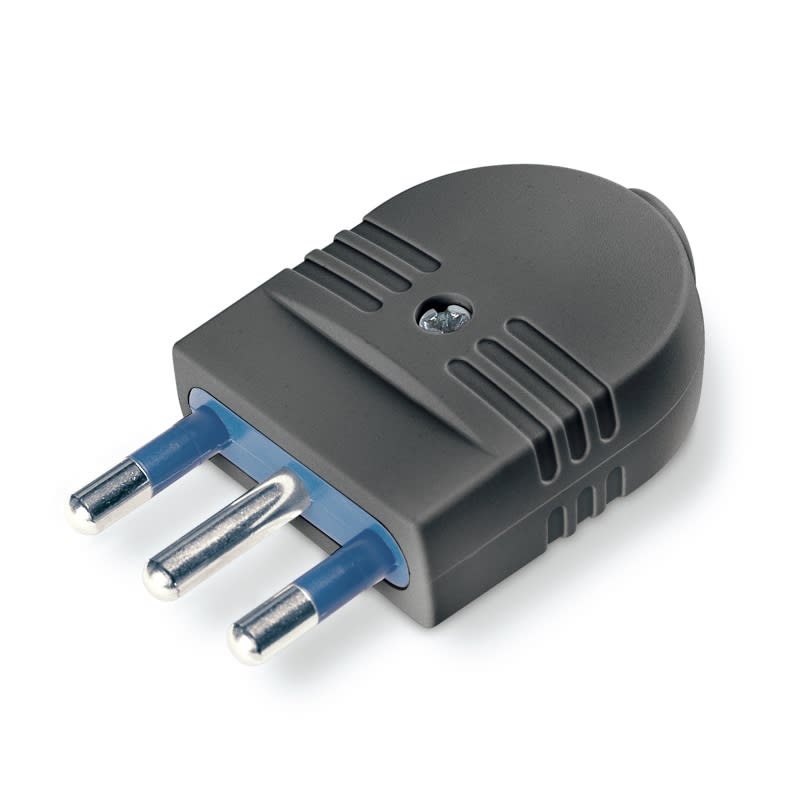 SCAME PARRE SPA - SCA104.4003/N-SF SPINA SERIE AZZURRA 2P+T 16A NERA SFUSA